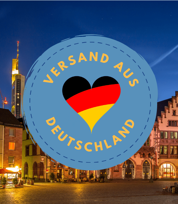 Wir versenden aus unserem Hamburger Versandlager